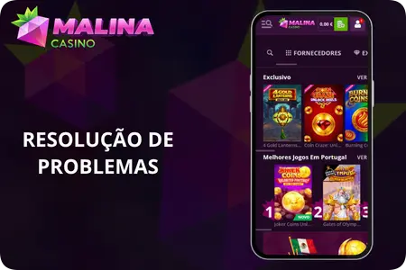 Como Contactar o Suporte Técnico do Malina Casino