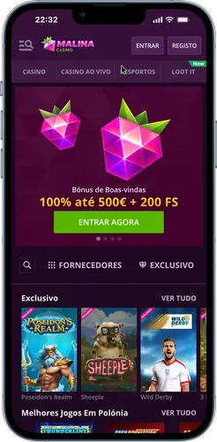 Malina Casino Site oficial!