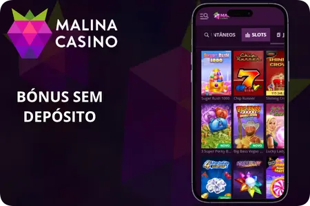 Slots disponíveis com bónus sem depósito no Malina Casino